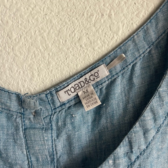 Toad & Co. Linen Linette Dress in Blue - Picture 9 of 15